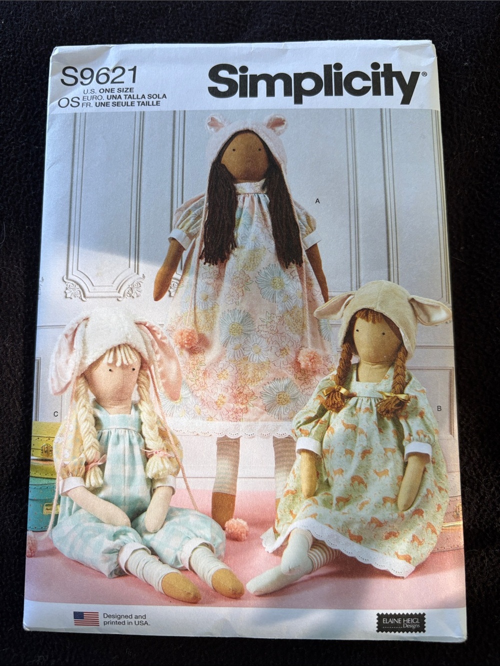 Simplicity Pattern S9621 for Lanky Plush Dolls and Clothes